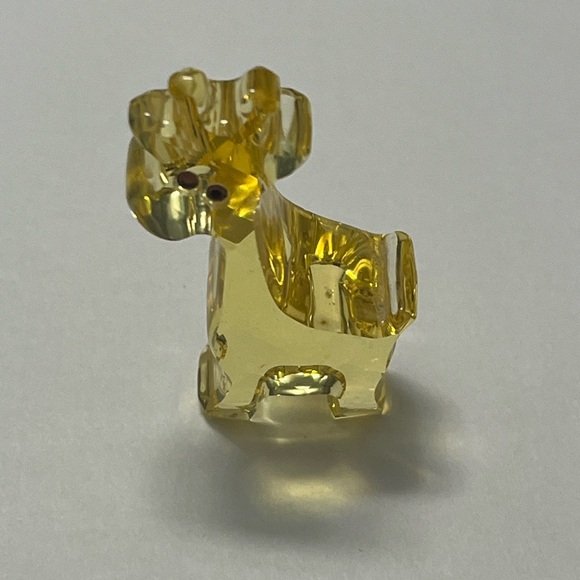 Swarovski Crystal Little Companions Yellow Faceted Gina Giraffe Retired Figurine - Picture 3 of 10